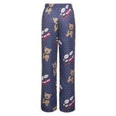 KPop Demon Hunters (2025) Rumi Blue Pajama Pants Sleepwear Cosplay Costume